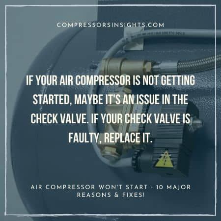 Air Compressor Won't Start